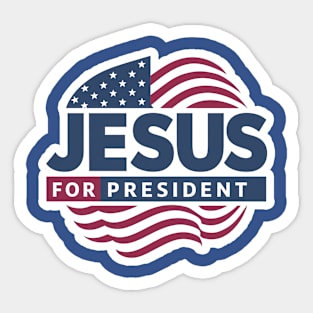 Jesus for President Sticker